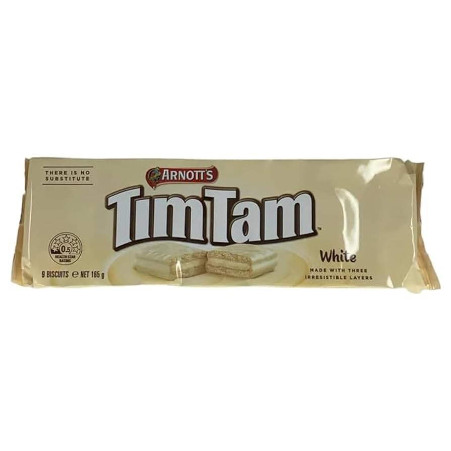 Arnotts Tim Tam White 165g (Pack of 10)