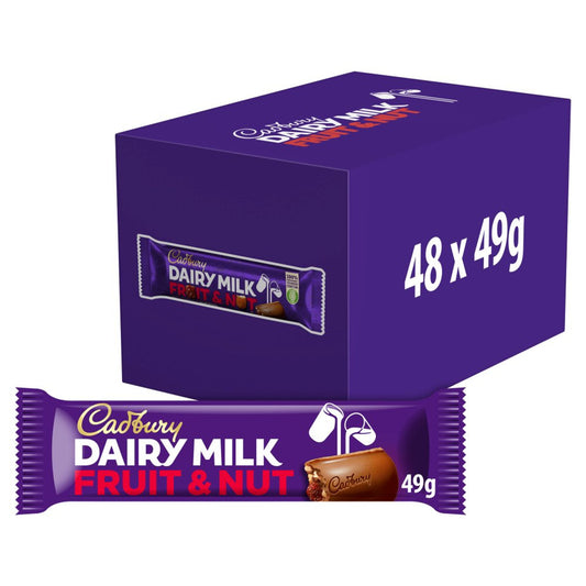 Cadbury Dairy Milk Fruit & Nut Chocolate 49g (2 pack)