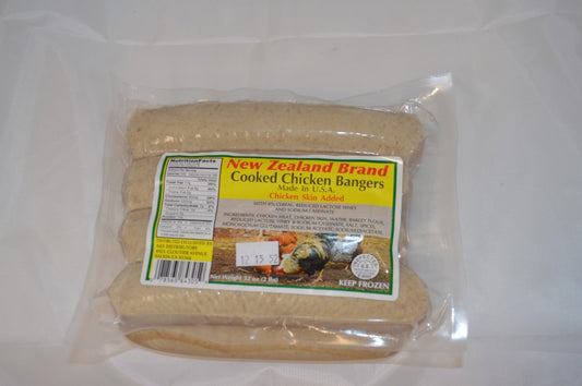 New Zealand Brand Cooked Chicken Bangers