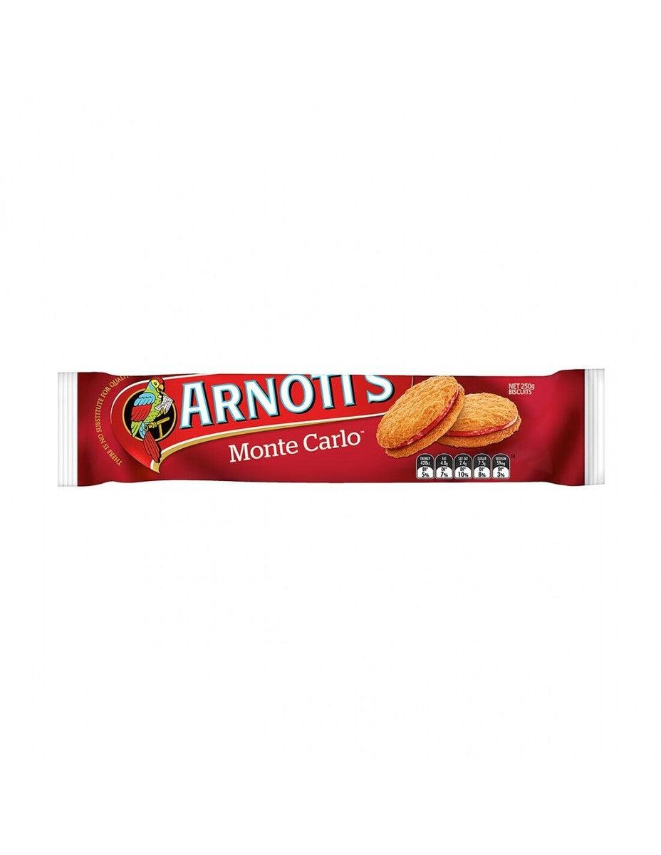 Arnotts Monte Carlo 250g