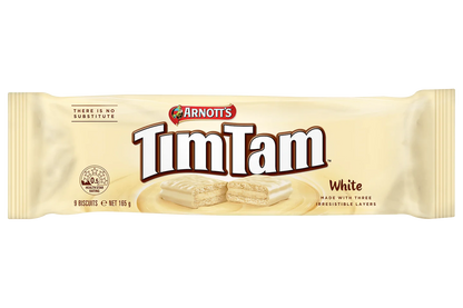 Arnotts Tim Tam White 165g (Pack of 10)