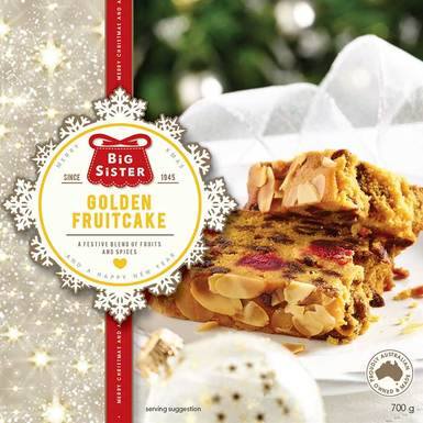 Big Sister Golden Fruitcake 700g