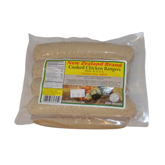 New Zealand Brand Cooked Chicken Bangers