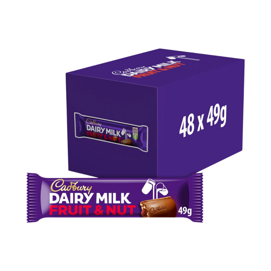 Cadbury Dairy Milk Fruit & Nut Chocolate 49g (2 pack)