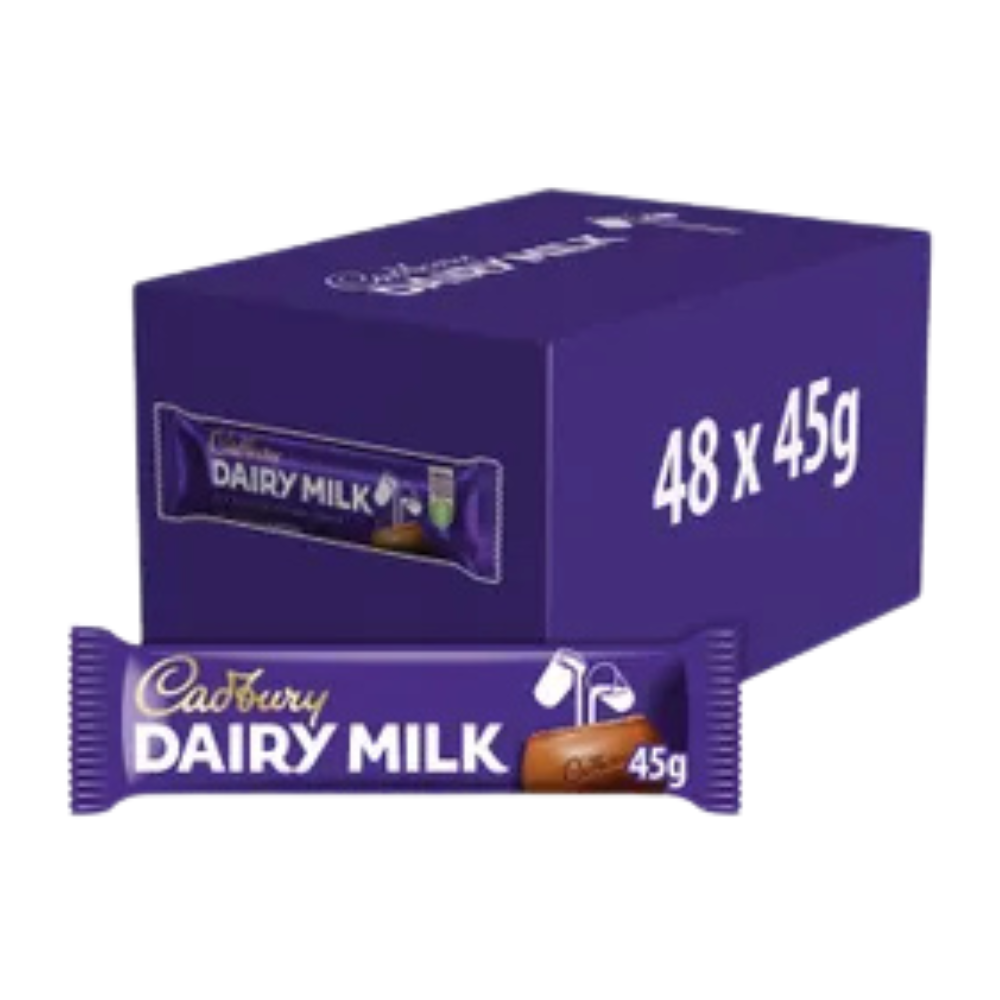Cadbury Dairy Milk Chocolate 45g (2 pack)
