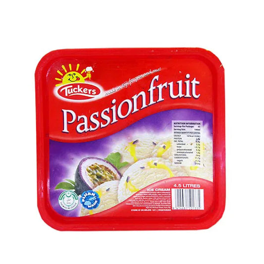 Tuckers Passionfruit Ice Cream